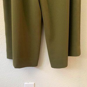 J. Crew wide-leg crop pant in 365 crepe